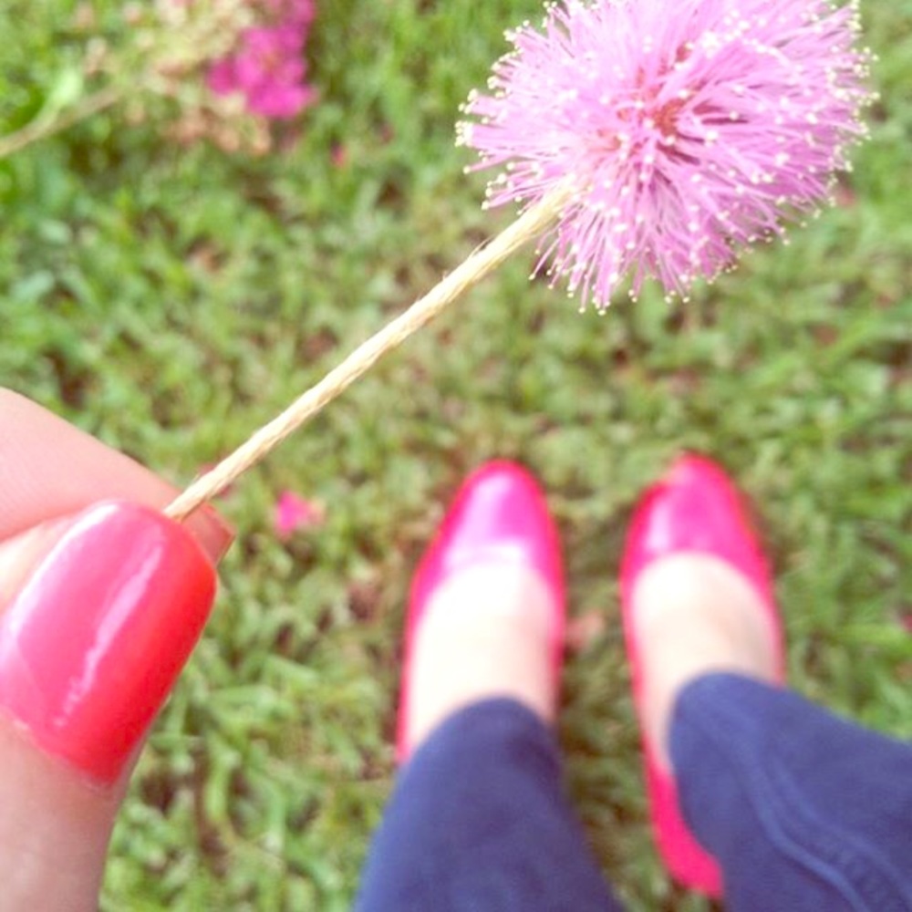 Hot pink heels